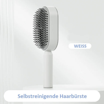 Selbstreinigende Haarbürste