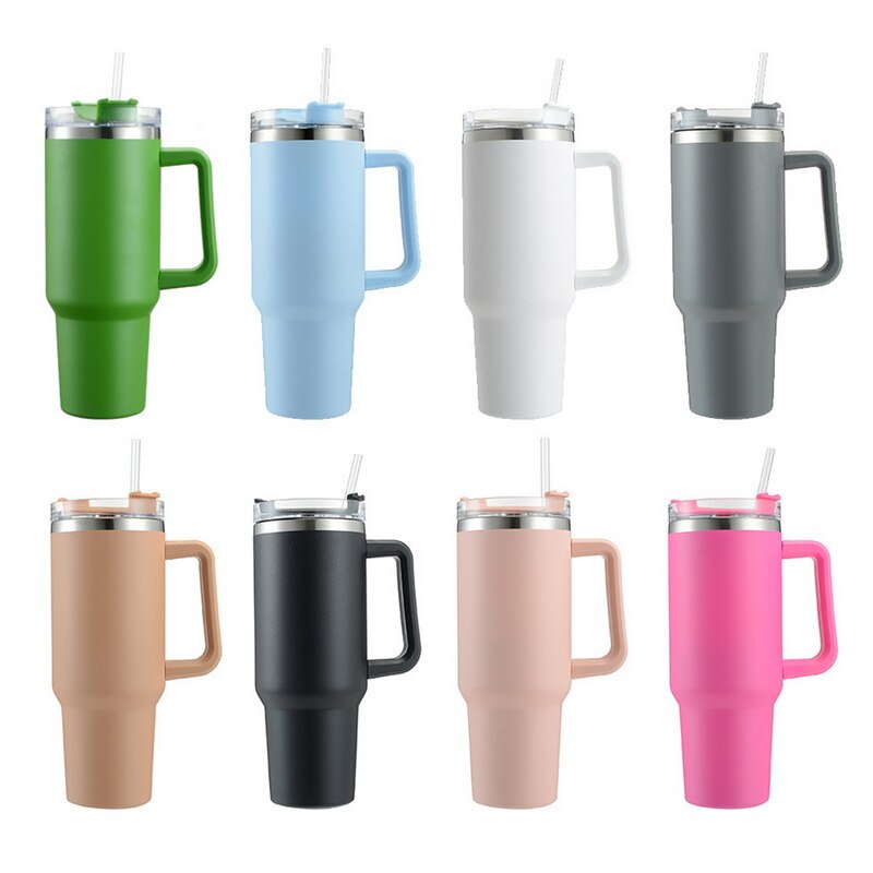 Edelstahl Thermos-Tasse mit Griff